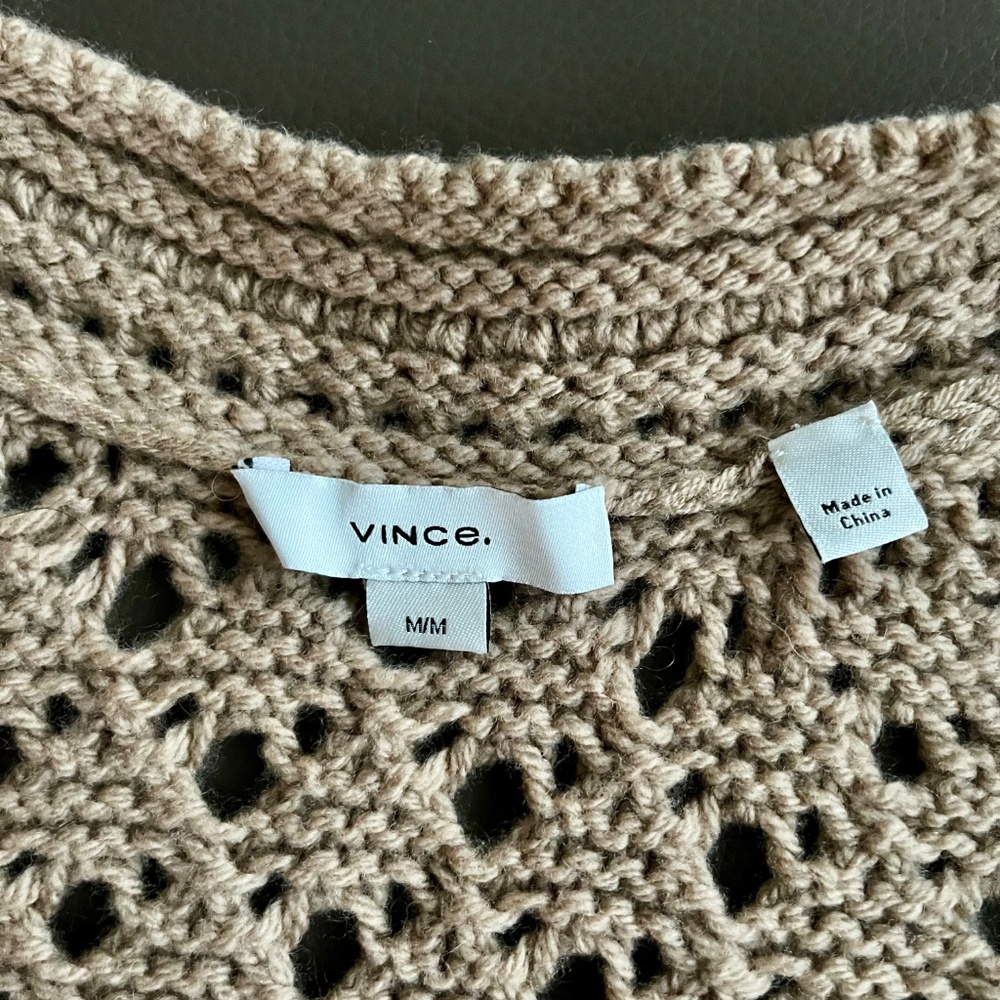 Vince tan cardigan - Picture 4 of 5